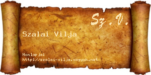 Szalai Vilja névjegykártya